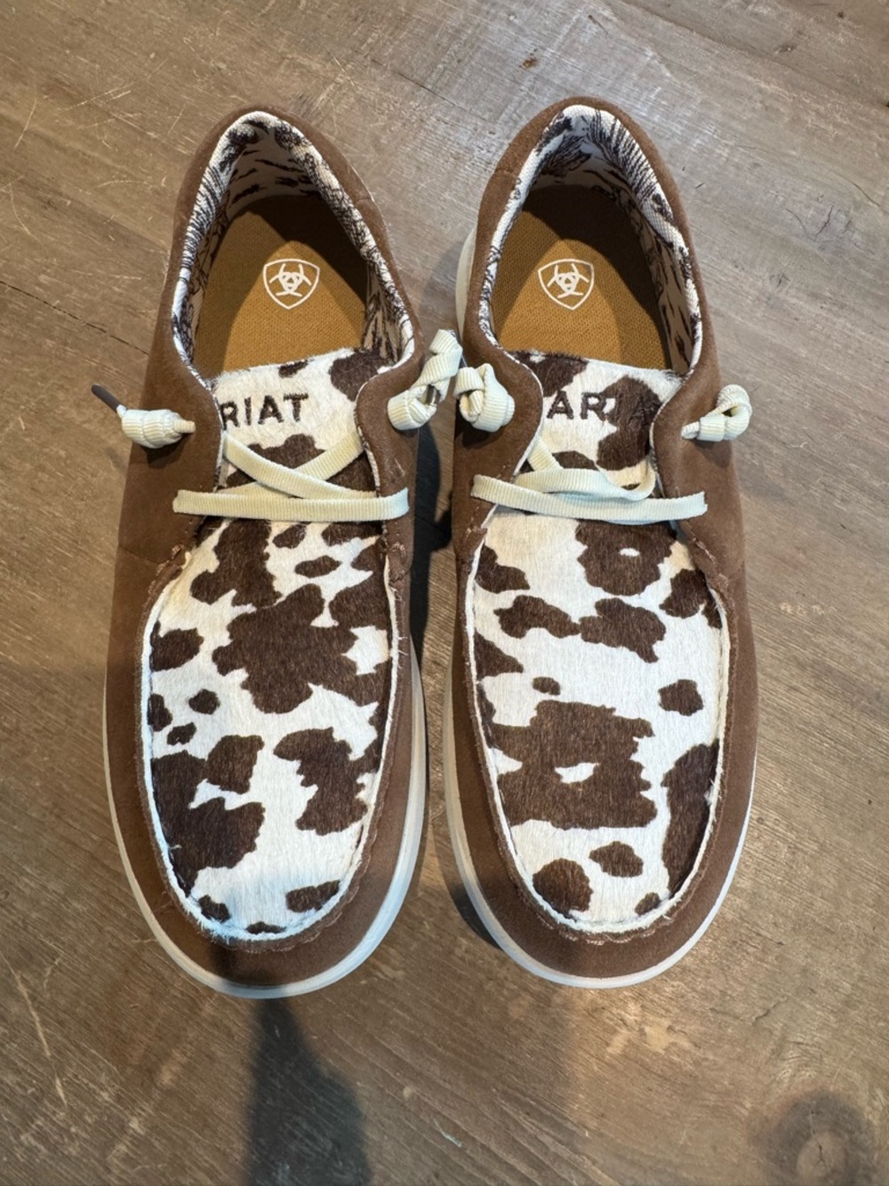 Ariat Brown Cowhide Casual Shoes